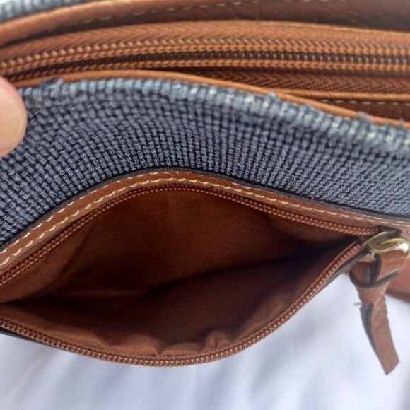 Blue Vintage 90's Style GAL purse BOHO - Picture 10 of 14